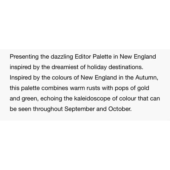 CIATE LONDON New England Vegan Autumn Eyeshadow Palette - Picture 6 of 7